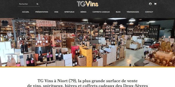 TG Vins à Niort : Un Nouveau Site Internet pour une Expérience Améliorée