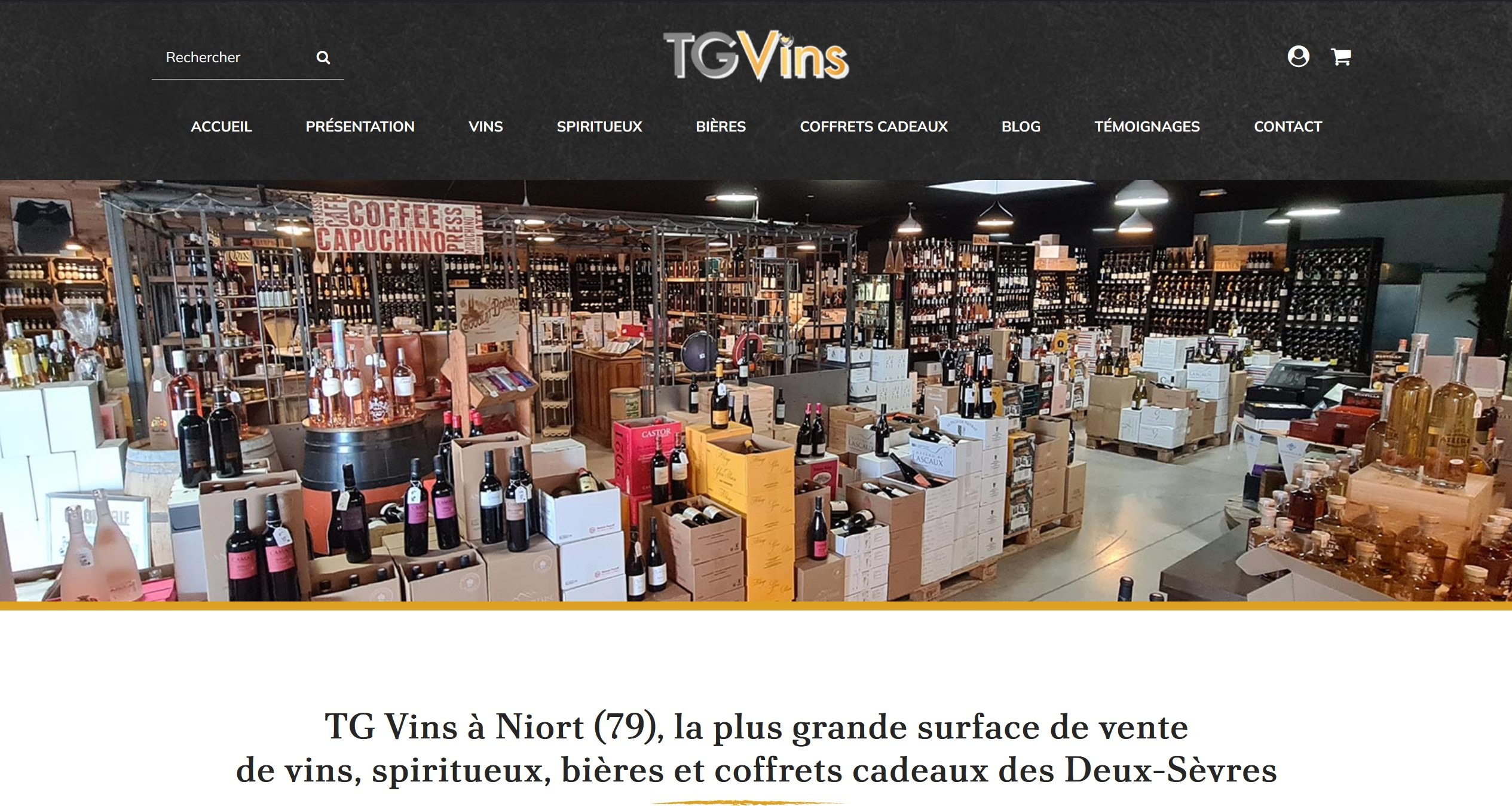 TG Vins à Niort : Un Nouveau Site Internet pour une Expérience Améliorée